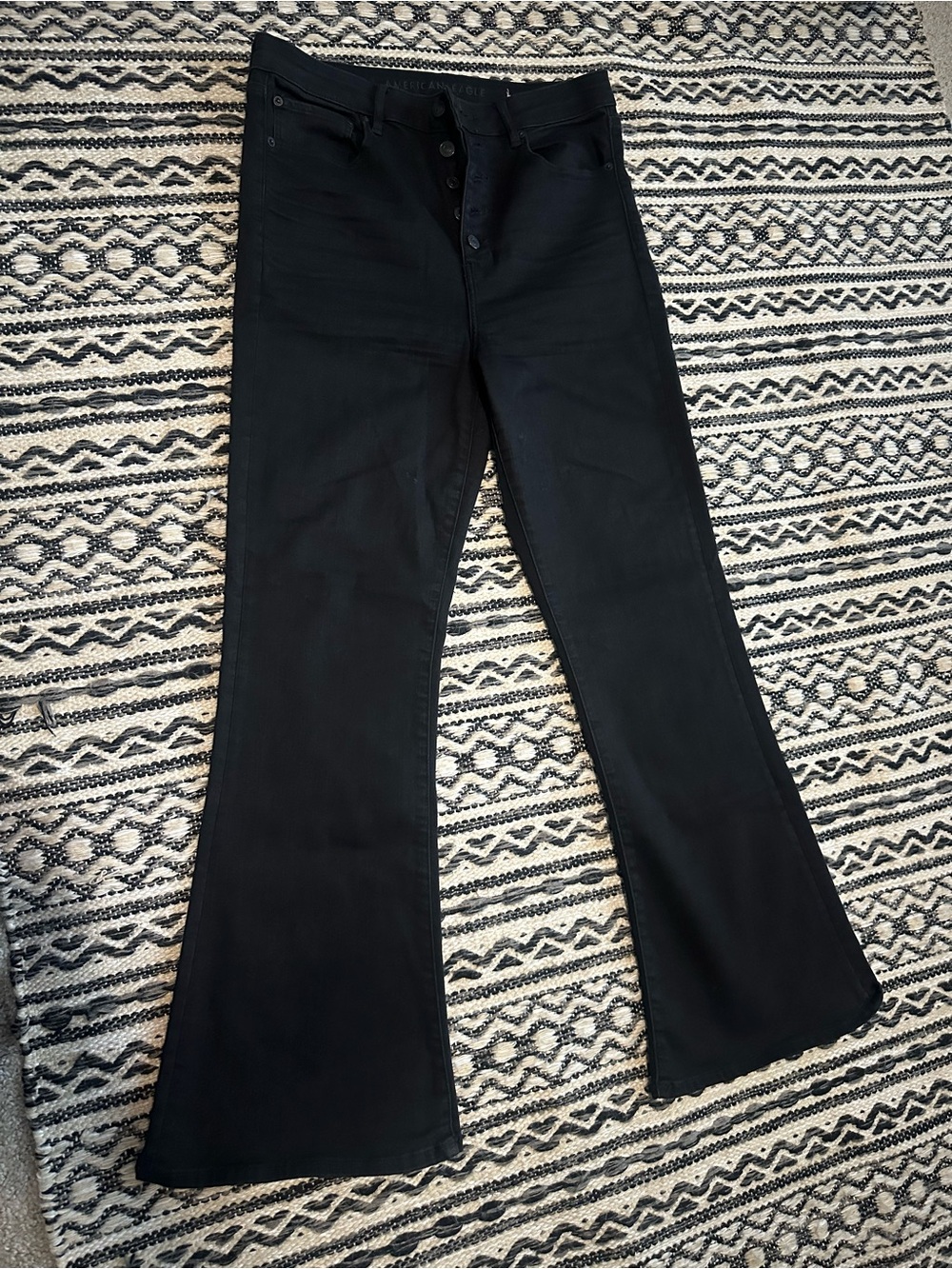 American Eagle Outfitters Black Boot Cut Jeans